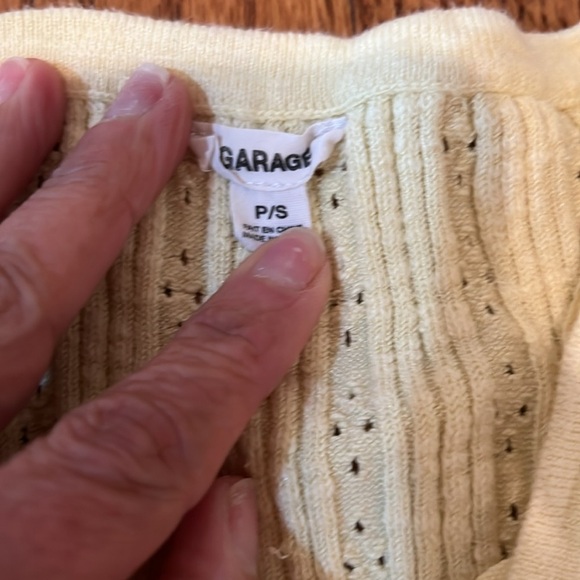 Woman Garage Ling Sleeve Buttoned Cardigan size S color: banana - Picture 2 of 7